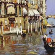 Antonio Medina (1944) ‘Venice Canal’