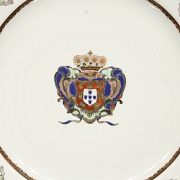 Plato de porcelana 