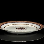 Plato de porcelana para exportación 