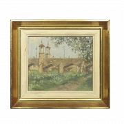 维德盖尔 F. Verdeguer（20世纪）《图里亚河河床》