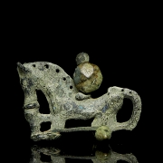 Iron Age (3rd-2nd c. BC) ‘Fibula of a horseman on horseback with shield’ - 1