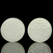 Caja de jade blanco