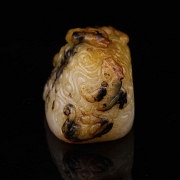 Sello de jade blanco de Hetian