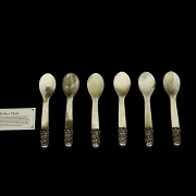 Cubertería de asta y plata