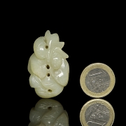 Colgante de jade blanco 