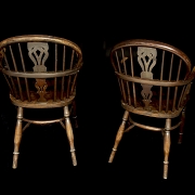 Pareja de butacas Windsor, ca. 1860