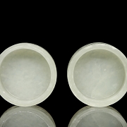 Caja de jade blanco
