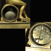 Reloj de sobremesa estilo Imperio, Francia, s.XIX