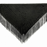 Mantón de manila negro, s.XX