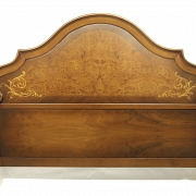 Cama dormitorio de haya y nogal - 6