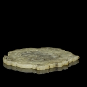 Placa de jade calado