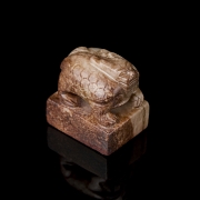 Carved jade seal ‘Dragon turtle’, Qing dynasty
