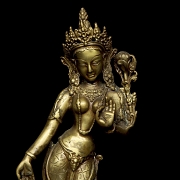 Gilt bronze figure 