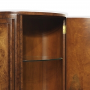 Mueble bar estilo Art Déco de lupa de olmo - 7