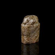 Carved jade seal ‘Rabbit’, Ming dynasty