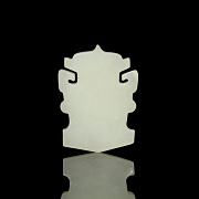 Placa de jade blanco 