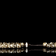 ‘Mala’ necklace with agate beads, Tang style