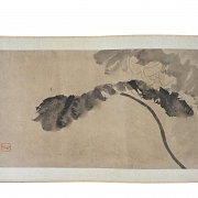 Album of prints entitled ‘Flowers and Birds’ signed by Bada Shanren