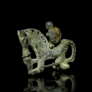 Iron Age (3rd-2nd c. BC) ‘Fibula of a horseman on horseback with shield’ - 4