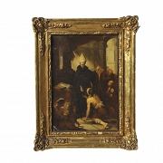 19th-century Spanish school ‘Saint Thomas of Villanueva giving alms’