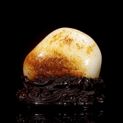 Hetian white jade stone, Qing dynasty