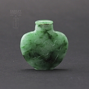 清代天然翡翠鼻烟壶 - 5