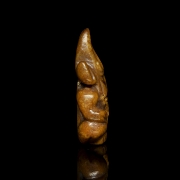 Carved jade figure “Sun God,” Hongshan culture