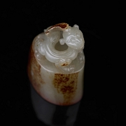 Sello de ovalado de jade