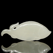 White jade plaque ‘Fish’, Qing dynasty
