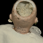 Muñeca de porcelana D.E.P. Gebrüder Kühnlenz, Alemania, c. 1910-1920