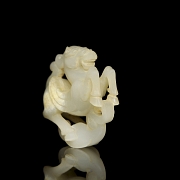 Colgante de jade tallado 