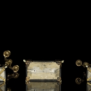 Mantle clock with trim, Napoleon III style, late 19th century - 8