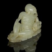 Figura de jade blanco
