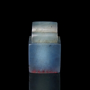 Tourmaline seal ‘Lingzhi’, Qing dynasty