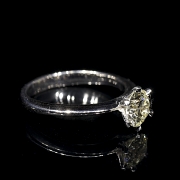 Solitaire white gold with brilliant 1 cts - 2