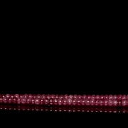 Collar largo de cuentas de rubí