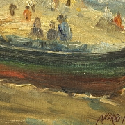 Andres Torrent (20th century) ‘Girls on the beach’