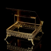Atril de altar de latón dorado, s.XIX-XX