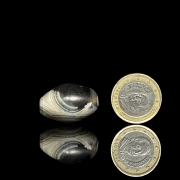 Ancient rounded carved agate bead - 5