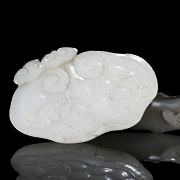 Cetro ruyi de jade blanco 
