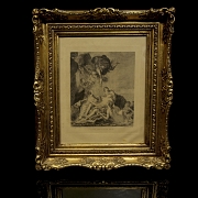 Grabado según obra de Boucher