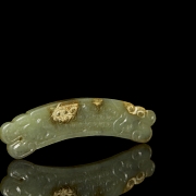 Placa de jade tallado 