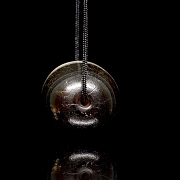 Spherical ‘Dzi’ bead carved from agate, Tang dynasty