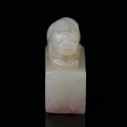 Sello de jade blanco de Hetian