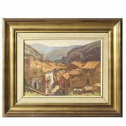 Vicente Armiñana (1950) ‘Views of Albarracín’, 1980