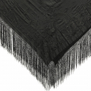 Mantón de manila negro, s.XX