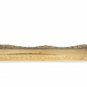 Cubre cortinas de madera lacada 