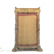 Carved and gilded wood niche, 19th century - 7