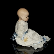 Muñeca de porcelana de carácter Kestner, molde 126, Alemania, c. 1915-1920