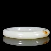 Hetian white jade bracelet, Qing dynasty